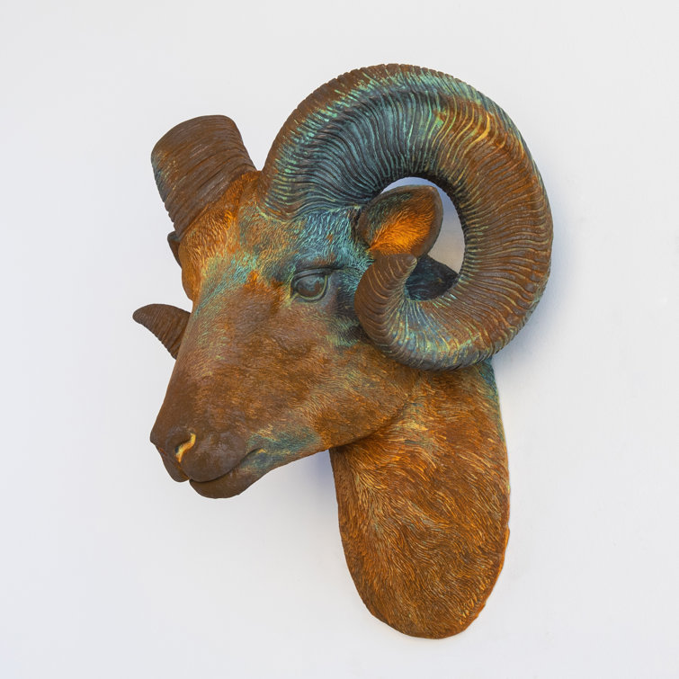World Menagerie Faux Taxidermy Ram Head Wall Décor & Reviews Wayfair